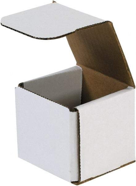 Made in USA - 7" Wide x 7" Long x 6" High Rectangle Crush Proof Mailers - 1 Wall, White - A1 Tooling