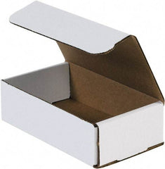 Made in USA - 5" Wide x 9" Long x 3" High Rectangle Crush Proof Mailers - 1 Wall, White - A1 Tooling