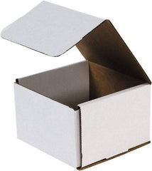 Made in USA - 6" Wide x 6" Long x 5" High Rectangle Crush Proof Mailers - 1 Wall, White - A1 Tooling