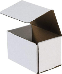 Made in USA - 8" Wide x 10" Long x 4" High Rectangle Crush Proof Mailers - 1 Wall, White - A1 Tooling