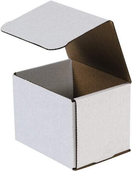 Made in USA - 8" Wide x 10" Long x 8" High Rectangle Crush Proof Mailers - 1 Wall, White - A1 Tooling