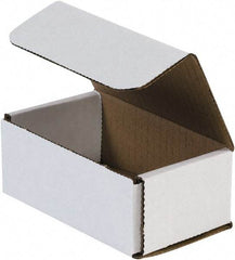 Made in USA - 3" Wide x 5" Long x 2" High Rectangle Crush Proof Mailers - 1 Wall, White - A1 Tooling