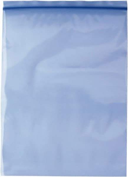 Made in USA - 8 x 10", 4 mil VCI Reclosable Polybags - Blue - A1 Tooling