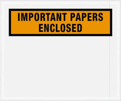 Value Collection - 500 Piece, 10" Long x 12" Wide, Packing List Envelope - Important Papers Enclosed, Orange - A1 Tooling