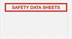 Value Collection - 1,000 Piece, 5-1/2" Long x 10" Wide, Packing List Envelope - Material Safety Data Sheets Enclosed, Clear - A1 Tooling