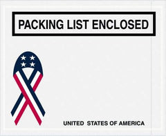 Value Collection - 1,000 Piece, 4-1/2" Long x 5-1/2" Wide, Packing List Envelope - Packing List Enclosed, Red, White & Blue - A1 Tooling