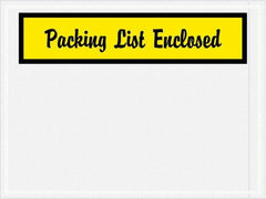 Value Collection - 1,000 Piece, 4-1/2" Long x 6" Wide, Packing List Envelope - Packing List Enclosed, Yellow - A1 Tooling