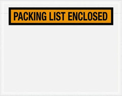 Value Collection - 1,000 Piece, 7" Long x 5-1/2" Wide, Packing List Envelope - Packing List Enclosed, Orange - A1 Tooling