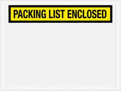 Value Collection - 1,000 Piece, 4-1/2" Long x 6" Wide, Packing List Envelope - Packing List Enclosed, Yellow - A1 Tooling