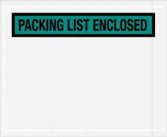 Value Collection - 1,000 Piece, 4-1/2" Long x 5-1/2" Wide, Packing List Envelope - Packing List Enclosed, Green - A1 Tooling