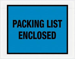 Value Collection - 1,000 Piece, 7" Long x 5-1/2" Wide, Packing List Envelope - Packing List Enclosed, Blue - A1 Tooling