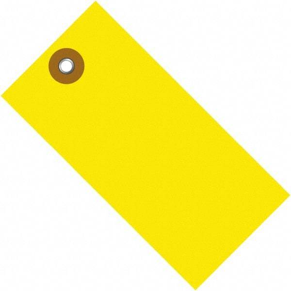 Dupont - 6-1/4" High x 3-1/8" Long, Safety & Facility Blank Tag - Yellow Spunbonded Olefin - A1 Tooling