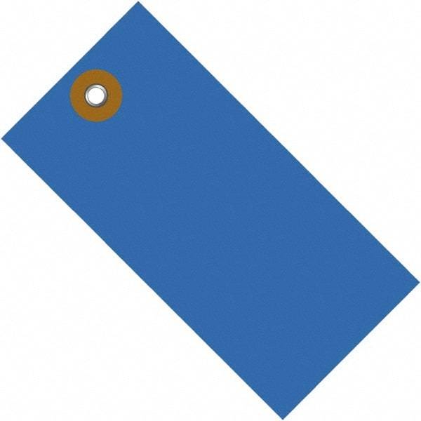 Dupont - 3-1/4" High x 1-5/8" Long, Safety & Facility Blank Tag - Blue Spunbonded Olefin - A1 Tooling