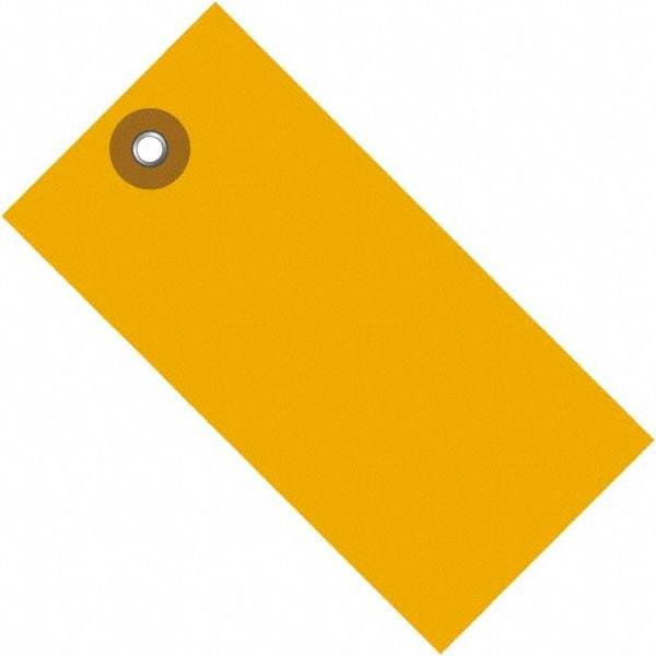 Dupont - 3-1/4" High x 1-5/8" Long, Safety & Facility Blank Tag - Orange Spunbonded Olefin - A1 Tooling