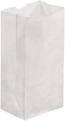 Made in USA - Kraft Grocery Bag - 3-1/2 x 2-3/8 x 6-7/8, White - A1 Tooling