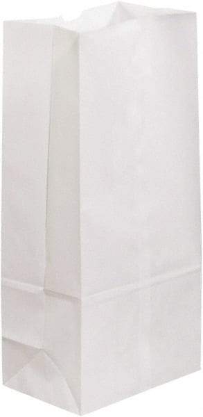 Made in USA - Kraft Grocery Bag - 7-3/4 x 4-3/4 x 16, White - A1 Tooling