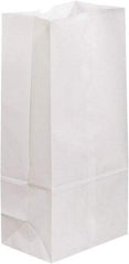 Made in USA - Kraft Grocery Bag - 7-3/4 x 4-3/4 x 16, White - A1 Tooling