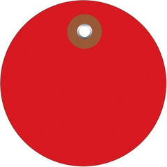 Made in USA - Safety & Facility Blank Tag - Red Vinyl - A1 Tooling