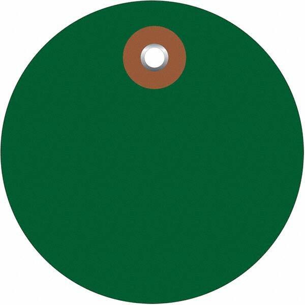 Made in USA - Safety & Facility Blank Tag - Green Vinyl - A1 Tooling