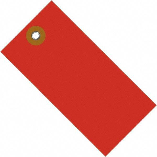 Dupont - 4-3/4" High x 2-3/8" Long, Safety & Facility Blank Tag - Red Spunbonded Olefin - A1 Tooling