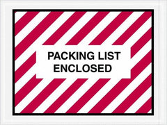 Value Collection - 1,000 Piece, 4-1/2" Long x 6" Wide, Packing List Envelope - Packing List Enclosed, Red/White - A1 Tooling