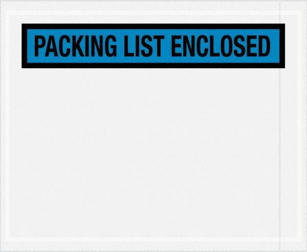 Value Collection - 1,000 Piece, 4-1/2" Long x 5-1/2" Wide, Packing List Envelope - Packing List Enclosed, Blue - A1 Tooling