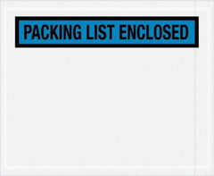 Value Collection - 1,000 Piece, 4-1/2" Long x 5-1/2" Wide, Packing List Envelope - Packing List Enclosed, Blue - A1 Tooling