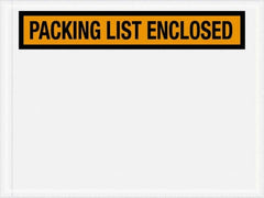 Value Collection - 1,000 Piece, 4-1/2" Long x 6" Wide, Packing List Envelope - Packing List Enclosed, Orange - A1 Tooling