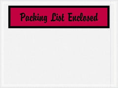 Value Collection - 1,000 Piece, 4-1/2" Long x 6" Wide, Packing List Envelope - Packing List Enclosed, Red - A1 Tooling