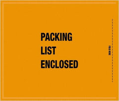 Value Collection - 1,000 Piece, 8-1/2" Long x 10" Wide, Packing List Envelope - Packing List Enclosed, Orange - A1 Tooling