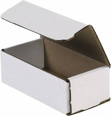 Made in USA - 6" Wide x 12" Long x 4" High Rectangle Crush Proof Mailers - 1 Wall, White - A1 Tooling