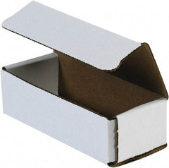 Made in USA - 2-1/2" Wide x 6" Long x 1-3/4" High Rectangle Crush Proof Mailers - 1 Wall, White - A1 Tooling