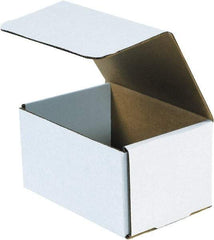 Made in USA - 5" Wide x 7" Long x 3" High Rectangle Crush Proof Mailers - 1 Wall, White - A1 Tooling