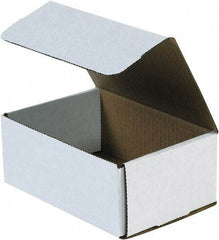 Made in USA - 5" Wide x 7-1/8" Long x 3" High Rectangle Crush Proof Mailers - 1 Wall, White - A1 Tooling