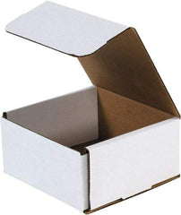 Made in USA - 8" Wide x 8" Long x 3" High Rectangle Crush Proof Mailers - 1 Wall, White - A1 Tooling