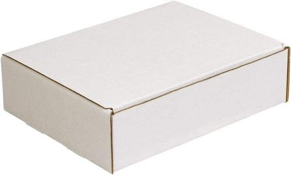 Made in USA - 4" Wide x 9" Long x 3" High Rectangle Crush Proof Mailers - 1 Wall, White - A1 Tooling