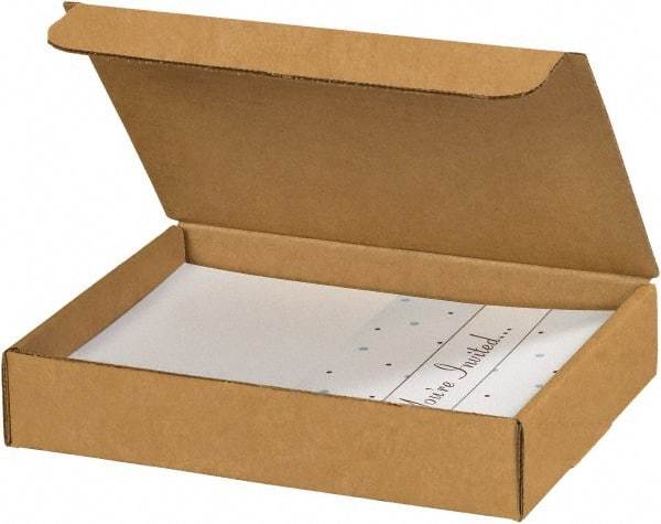 Made in USA - 6-1/2" Wide x 9" Long x 1-3/4" High Rectangle Crush Proof Mailers - 1 Wall, Kraft (Color) - A1 Tooling