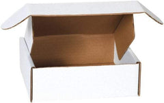 Made in USA - 10" Wide x 10" Long x 3" High Rectangle Crush Proof Mailers - 1 Wall, White - A1 Tooling