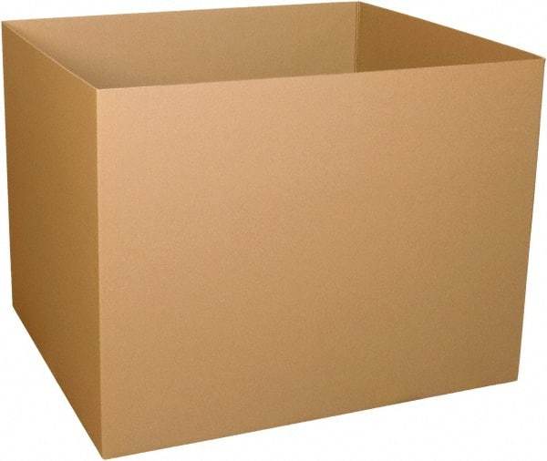 Made in USA - 40" Wide x 48" Long x 36" High Rectangle Corrugated Shipping Box - 1 Wall, Kraft (Color), 65 Lb Capacity - A1 Tooling