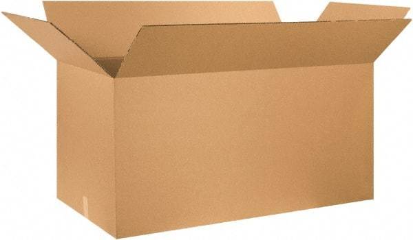 Made in USA - 24" Wide x 48" Long x 24" High Rectangle Heavy Duty Corrugated Box - 2 Walls, Kraft (Color), 100 Lb Capacity - A1 Tooling