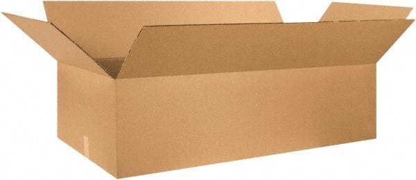 Made in USA - 24" Wide x 48" Long x 12" High Rectangle Heavy Duty Corrugated Box - 2 Walls, Kraft (Color), 100 Lb Capacity - A1 Tooling