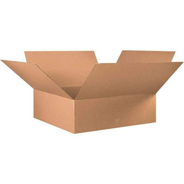 Made in USA - 36" Wide x 36" Long x 12" High Rectangle Corrugated Shipping Box - 1 Wall, Kraft (Color), 65 Lb Capacity - A1 Tooling