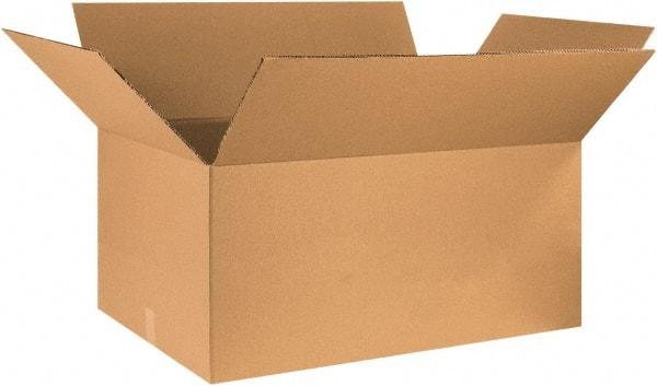 Made in USA - 18" Wide x 36" Long x 18" High Rectangle Heavy Duty Corrugated Box - 2 Walls, Kraft (Color), 100 Lb Capacity - A1 Tooling