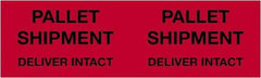 Tape Logic - 10" Long, Fluorescent Red Paper Shipping Label - For Multi-Use - A1 Tooling