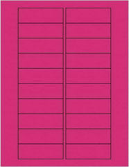 Tape Logic - 3" Long, Fluorescent Pink Paper Laser Label - For Laser Printers - A1 Tooling