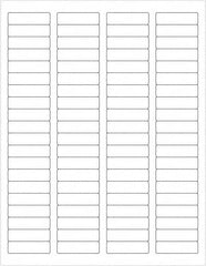 Tape Logic - 1-3/4" Long, White Polyester Laser Label - For Laser Printers - A1 Tooling