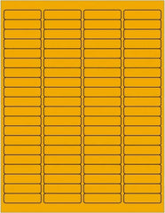 Tape Logic - 1-15/16" Long, Fluorescent Orange Paper Laser Label - For Laser Printers - A1 Tooling