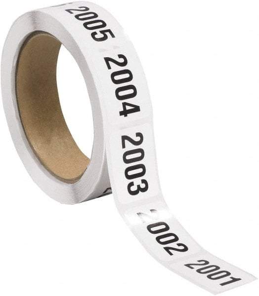 Tape Logic - 1-1/2" Long, Black/White Paper Inventory Labels - For Multi-Use - A1 Tooling