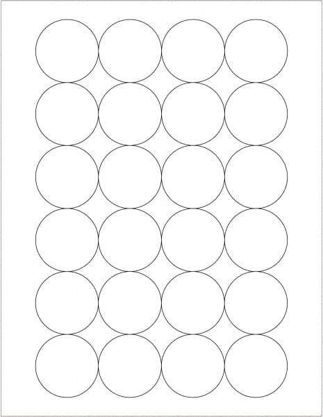 Tape Logic - 1.6" Wide x 1-21/32" Long, White Paper Laser Label - For Laser Printers - A1 Tooling