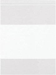 Value Collection - 8 x 8", 2 mil White Block Reclosable Polybags - Clear - A1 Tooling